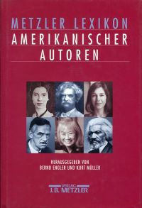 Engler, Metzler-Lexikon amerikanischer Autoren. (Umschlag)
