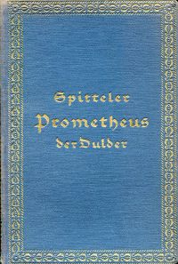 Spitteler, Prometheus der Dulder (Umschlag)