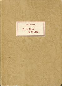 Wenk, Vo der Wiese zu der Aare. (Umschlag)