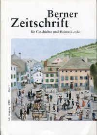 Flückiger, Globale Ökonomie im alten Staat Bern am Ende des Ancien Régime. (Umschlag)