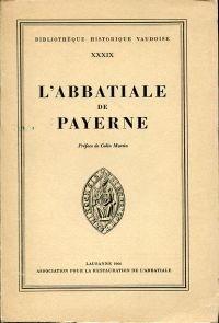 L' Abbatiale de Payerne. (Umschlag)