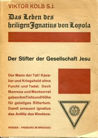 Kolb, Das Leben des hl. Ignatius von Loyola, Stifters der Gesellschaft Jesu. (Umschlag)