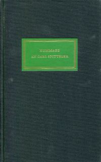 Weder, Hommage an Carl Spitteler. (Umschlag)