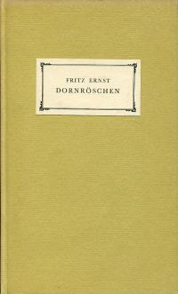 Ernst, Dornröschen. (Umschlag)