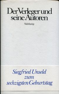 Der Verleger und seine Autoren. (Umschlag)