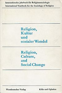 Religion, Kultur und sozialer Wandel = Religion, culture, and social change. (Umschlag)