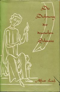 Zäch, Die Dichtung der deutschen Schweiz. (Umschlag)
