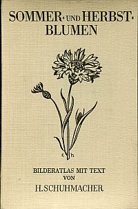 Schuhmacher, Sommer- und Herbstblumen. (Umschlag)