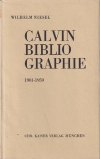 Niesel, Calvin-Bibliographie. (Umschlag)