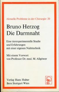 Herzog, Die Darmnaht. (Umschlag)