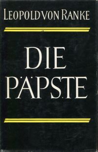 Ranke, Die römischen Päpste in den letzten vier Jahrhunderten. (Umschlag)