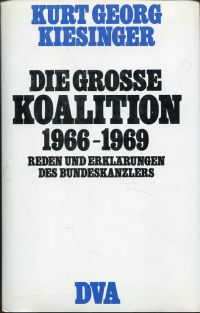 Kiesinger, Die grosse Koalition. (Umschlag)