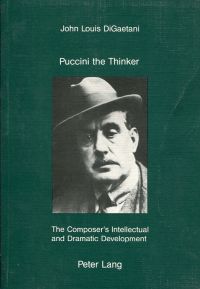 DiGaetani, Puccini the Thinker. (Umschlag)