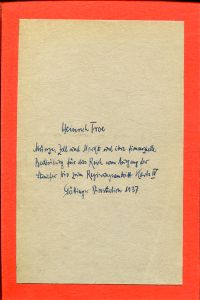 Troe, Münze, Zoll und Markt und ihre finanzielle Bedeutung für das Reich vom Aus (Umschlag)