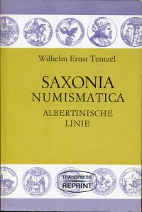 Tentzel, Saxonia Numismatica (Umschlag)