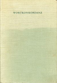 Wortkonkordanz. (Umschlag)