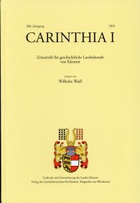 Carinthia I, 208. Jahrgang (2018) (Umschlag)