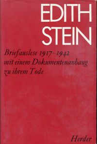 Stein, Briefauslese 1917 - 1942. (Umschlag)