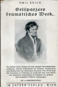 Reich, Grillparzers dramatisches Werk. (Umschlag)