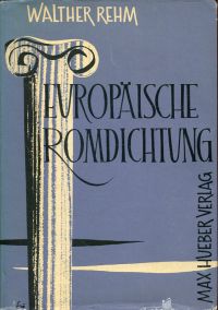 Rehm, Europäische Romdichtung. (Umschlag)