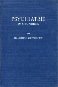 Weitbrecht, Psychiatrie im Grundriss. (Umschlag)