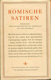 Römische Satiren. (Umschlag)