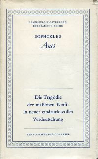 Sophokles: Aias. (Umschlag)