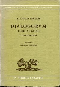 Seneca, Dialogorum Libri VI-XI-XII. (Umschlag)