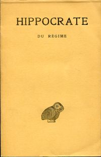 Hippocrates: Du régime. (Umschlag)