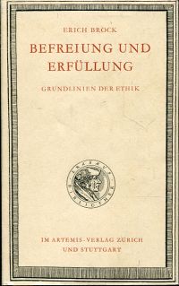 Brock, Befreiung und Erfüllung. (Umschlag)