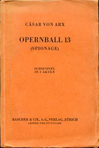 Arx, Opernball 13. (Umschlag)