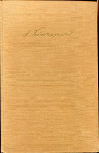 Hohlenberg, Søren Kierkegaard. (Umschlag)