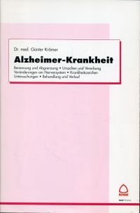 Krämer, Alzheimer-Krankheit. (Umschlag)