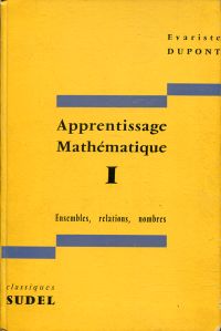 Dupont, Apprentissage mathématique, Tome I: (Umschlag)