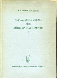 Günter, Aufgabensammlung zur höheren Mathematik, Band 1. (Umschlag)