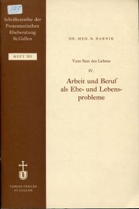 Harnik, Vom Sinn des Lebens, 4: (Umschlag)