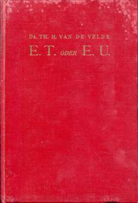 Velde, (Ehe-tauglich oder Ehe-untauglich?). (Umschlag)