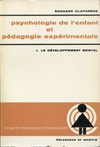 Claparède, Psychologie de l'enfant et pédagogie experimentale. (Umschlag)