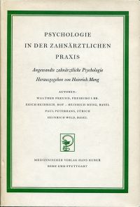 Meng, Psychologie in der zahnärztlichen Praxis. (Umschlag)