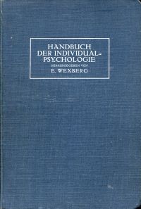 Wexberg, Handbuch der Individualpsychologie. (Umschlag)