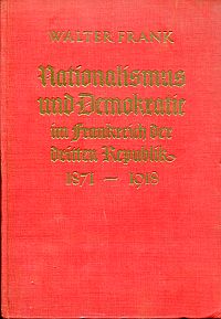 Frank, Nationalismus und Demokratie im Frankreich der dritten Republik, 1871 bis (Umschlag)