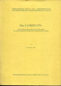 Ribi, Das Comecon. (Umschlag)