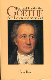 Friedenthal, Goethe. (Umschlag)