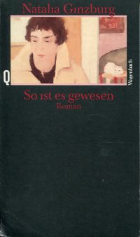 Ginzburg, So ist es gewesen. (Umschlag)