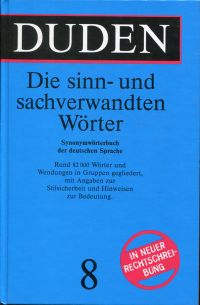 Müller, Duden, Sinn- und sachverwandte Wörter. (Umschlag)