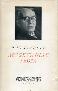 Claudel, Ausgewählte Prosa. (Umschlag)