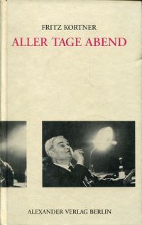 Kortner, Aller Tage Abend. (Umschlag)