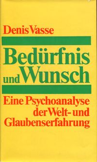 Vasse, Bedürfnis und Wunsch (Umschlag)