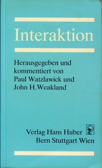 Watzlawick, Interaktion. (Umschlag)