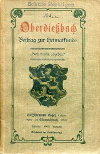 Vogel, Oberdiessbach. (Umschlag)